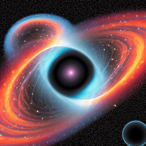 Where black hole is located?